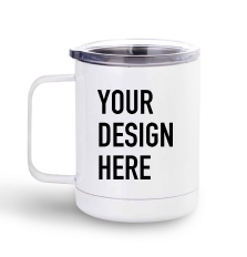 Custom printed 10oz stainless steel mug