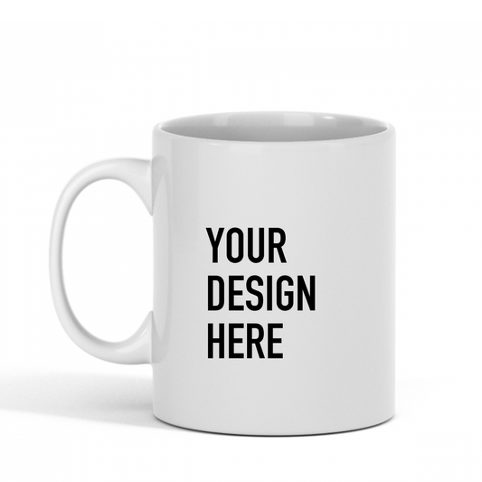 Custom printed 11oz ceramic mug