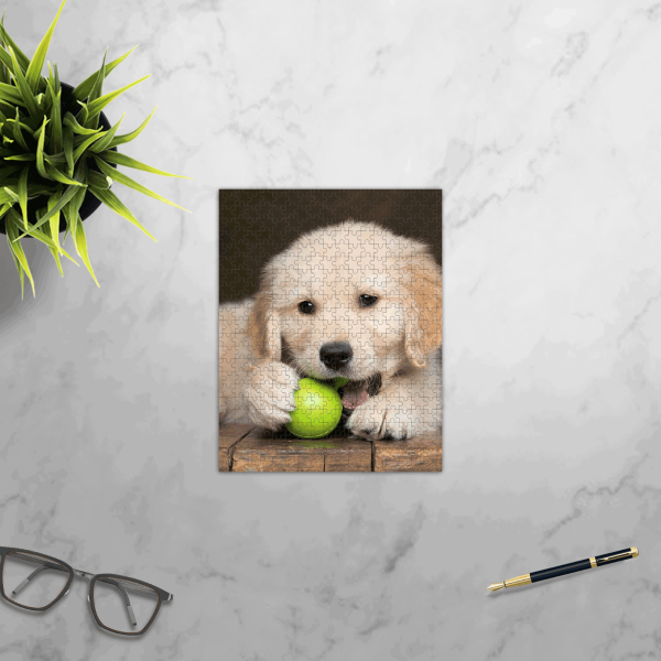 Custom printed 7.5 x 9.5 jigsaw puzzle
