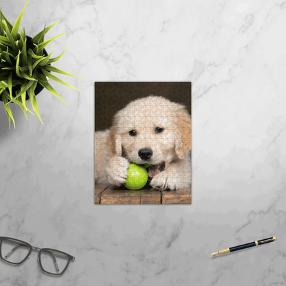 Custom printed 7.5 x 9.5 jigsaw puzzle